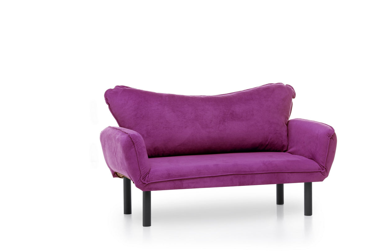 2-Sitzer Schlafsofa Chatto Lila