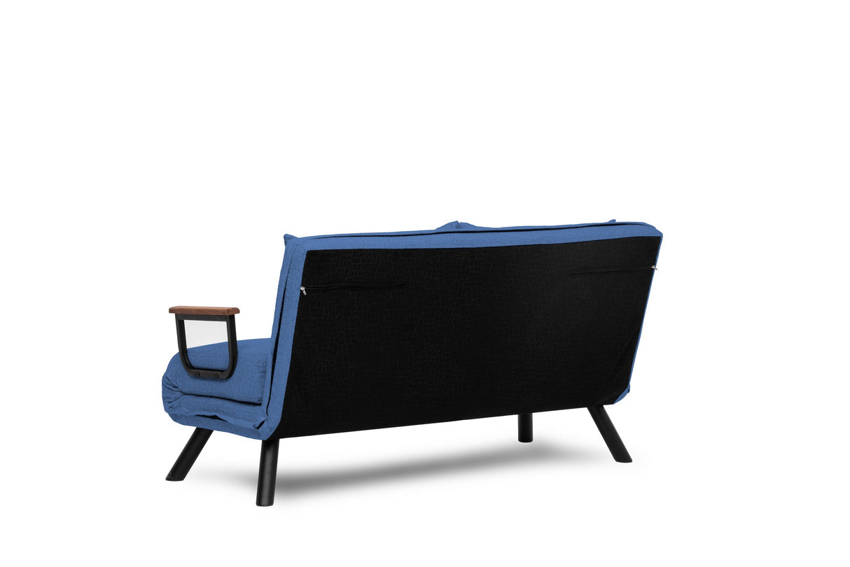 Banken - Slaapbank baby blauw stof 2 - zits - Sando - Dimehouse
