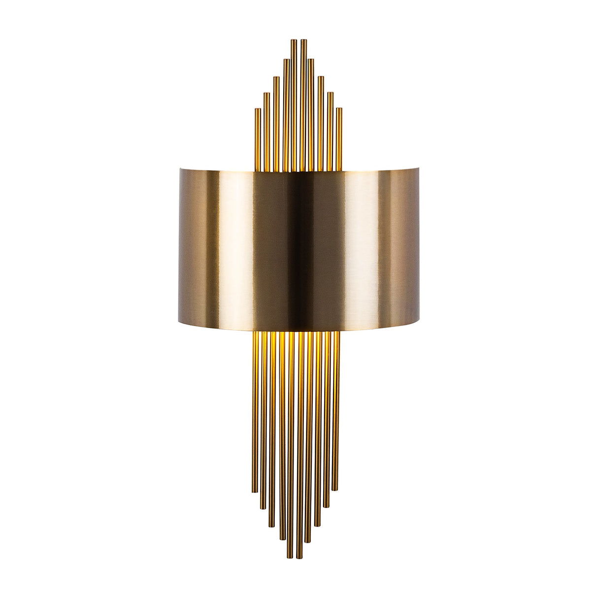 Wandleuchte 1-flammig Bronze Gold Metall Andes