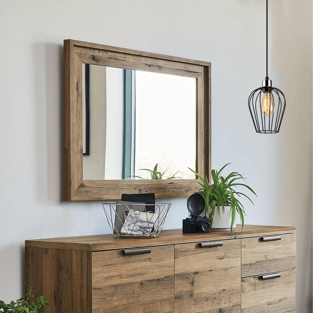 Hängelampe 1-flammig 20 cm Schwarz Metall Predator