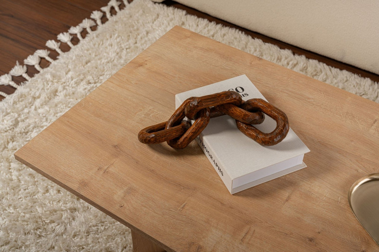 Rechteckiger Couchtisch Siban Sapphire Eichenholzoptik - 119x60 cm