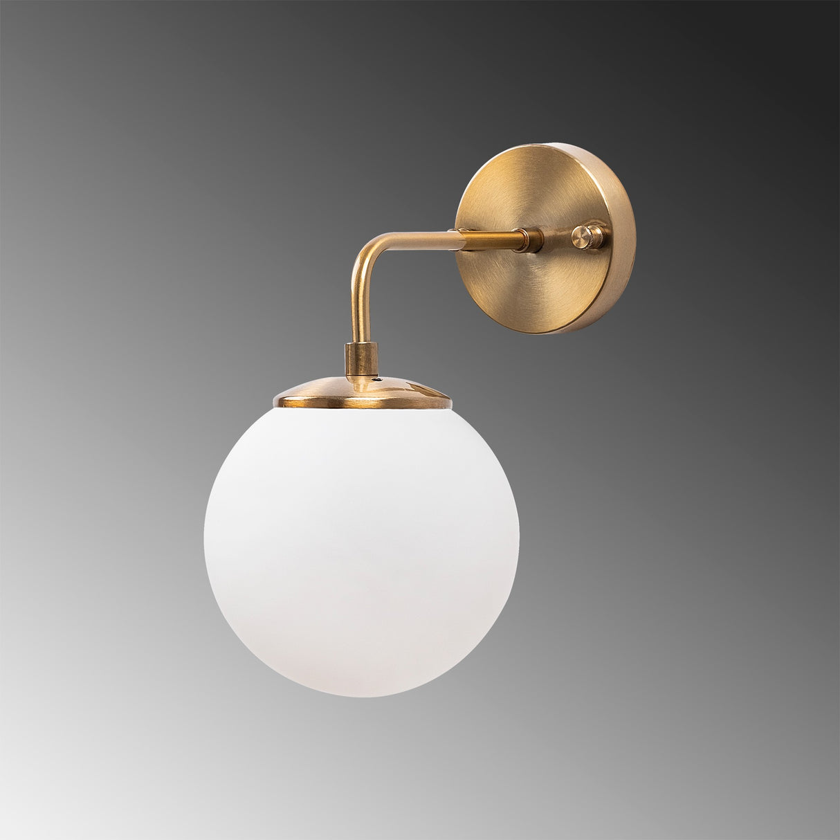 Wandleuchte Bronze Glas Brim