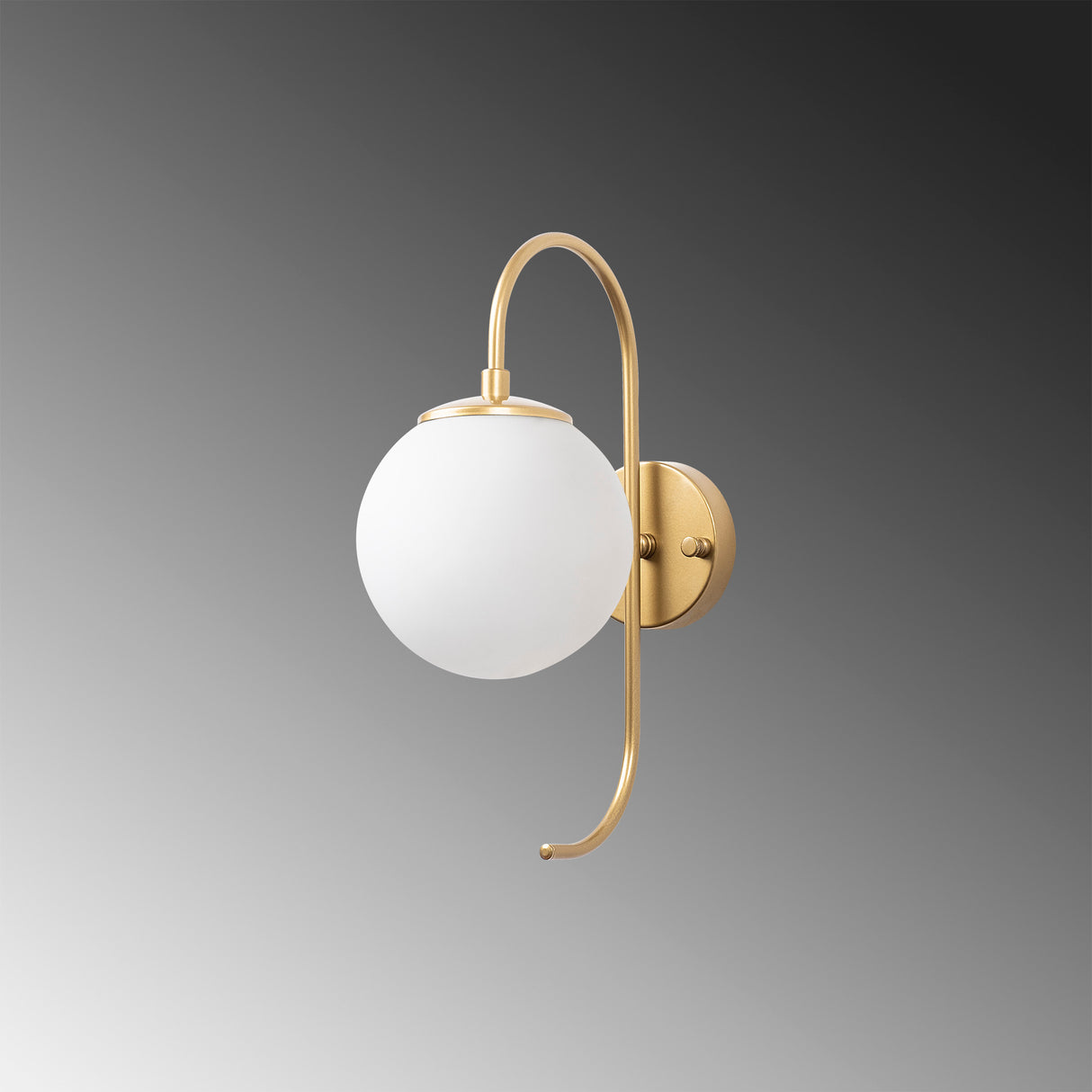 Wandleuchte Gold Glas Lucent