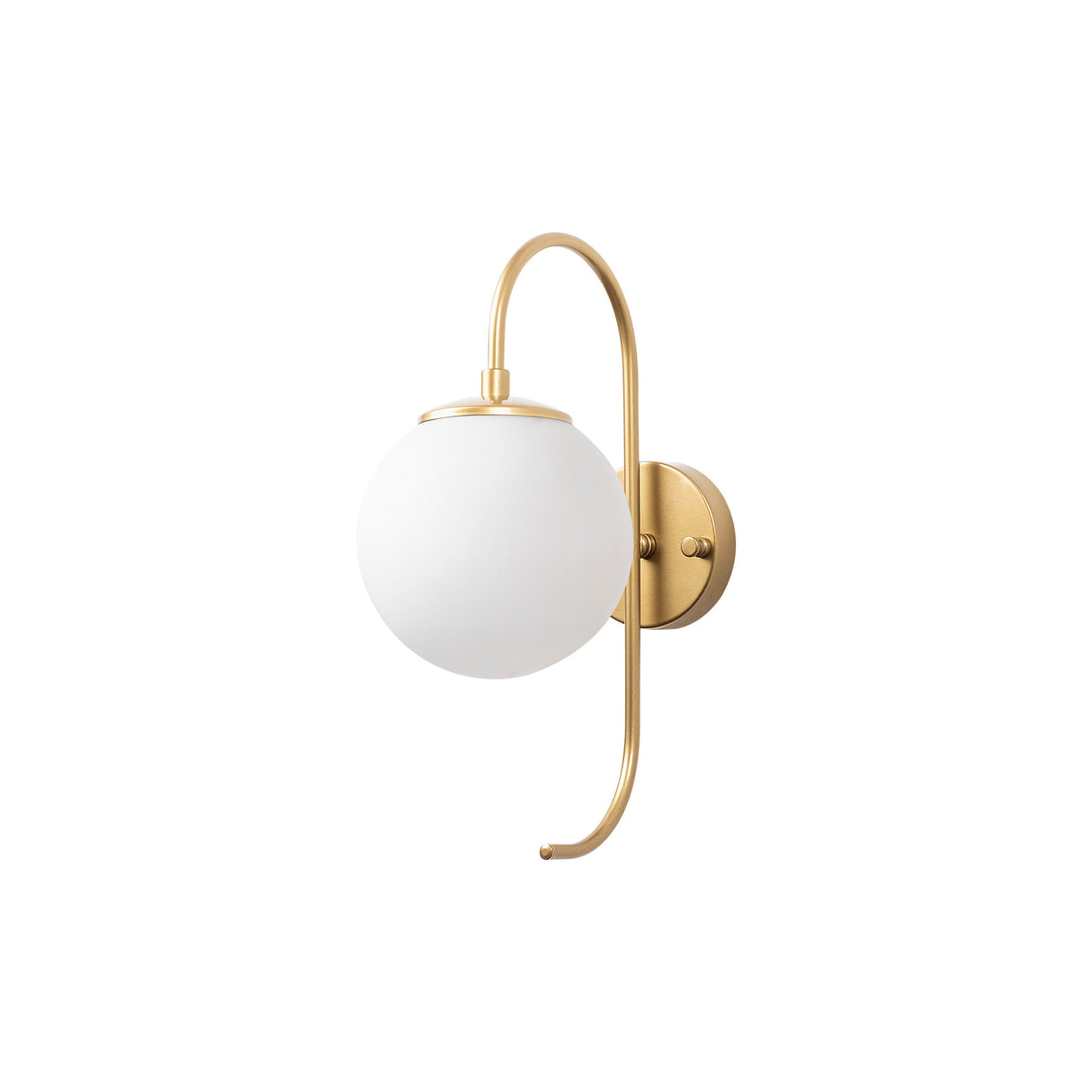 Wandleuchte Gold Glas Lucent
