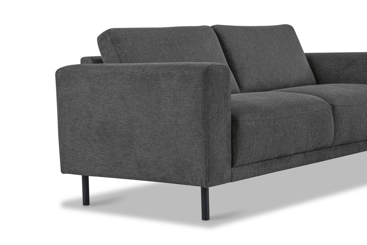 Modernes 2,5-Sitzer-Sofa Anthrazit Stoff Aniko 183x90x78 cm