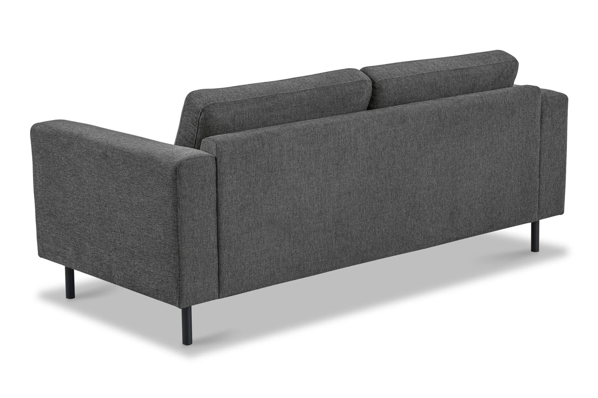 Modernes 2,5-Sitzer-Sofa Anthrazit Stoff Aniko 183x90x78 cm