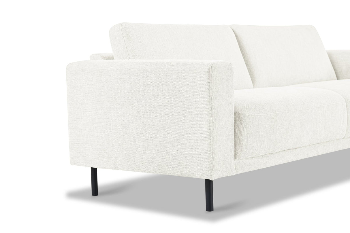 Banken - Moderne 3 - zits Bank Beige Stof Aniko 213x90x78 cm - Dimehouse