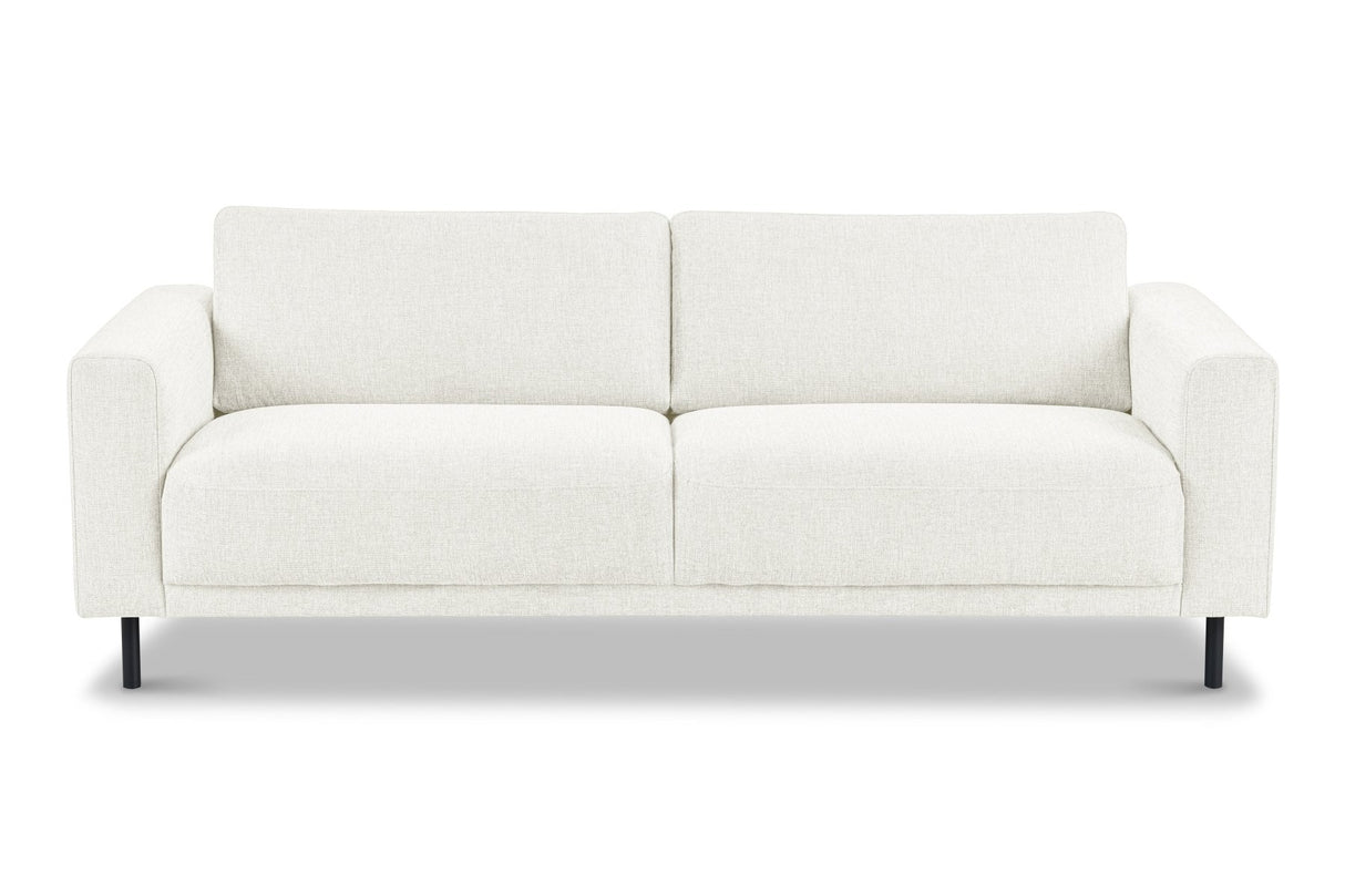 Modernes 3-Sitzer-Sofa Beige Stoff Aniko 213x90x78 cm