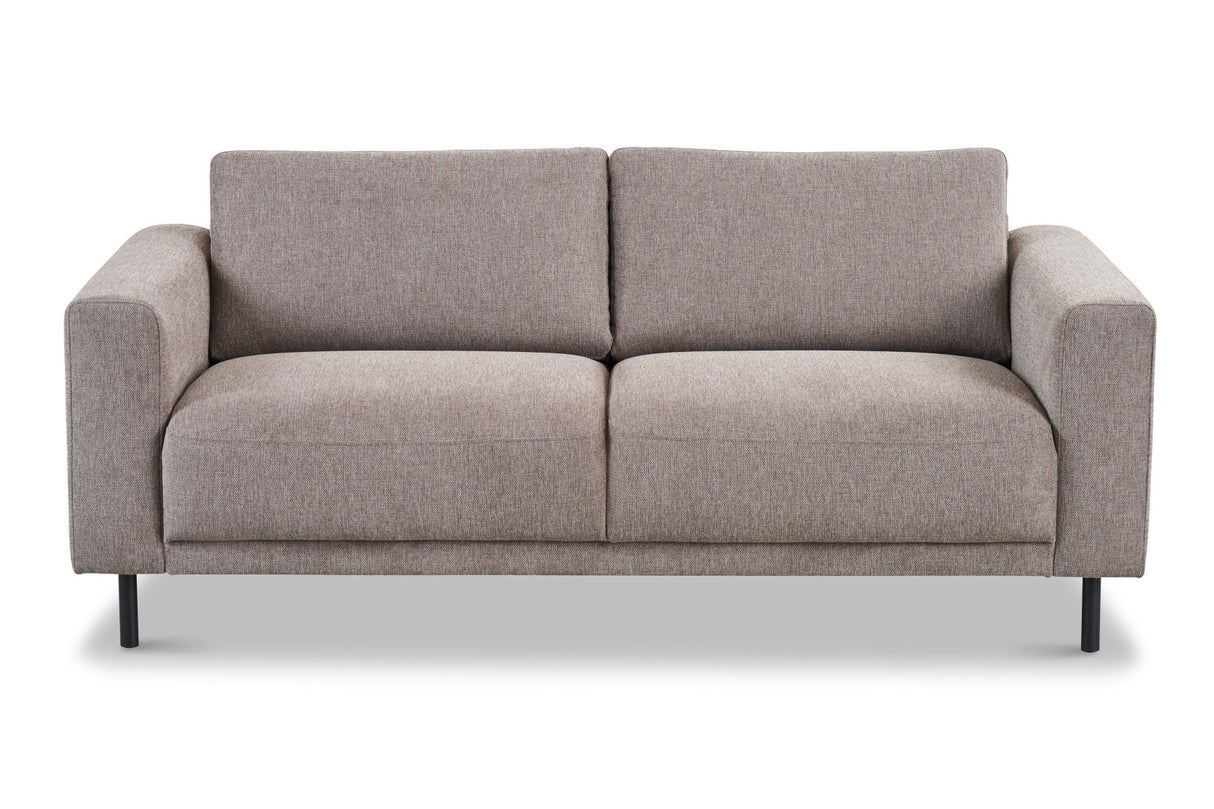 Modernes 2,5-Sitzer-Sofa Taupe Stoff Aniko 183x90x78 cm