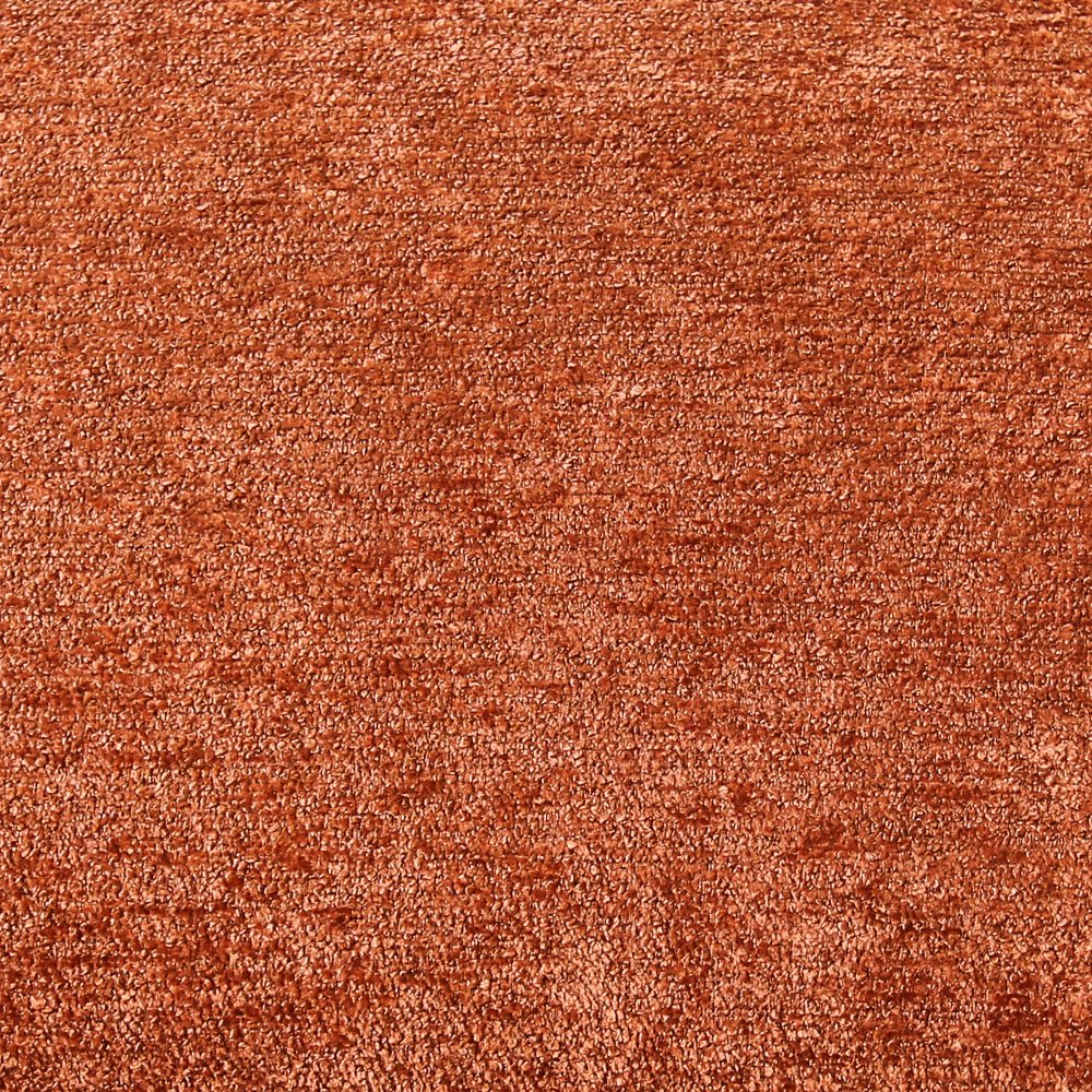 Poefs-Ronde poef koper chenille bouclé - 40x40x35 cm - Veya-Dimehouse