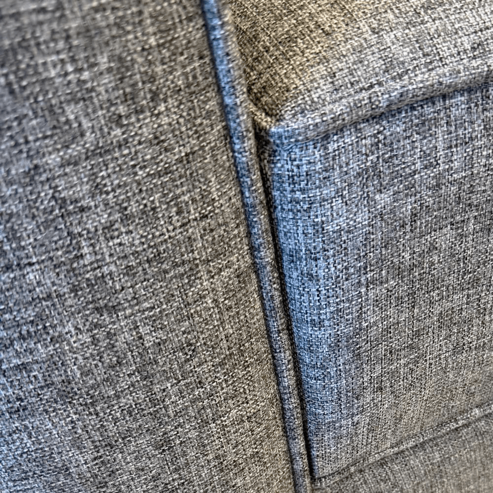 Ecksofa Bare Fabric Grey – fünf Personen