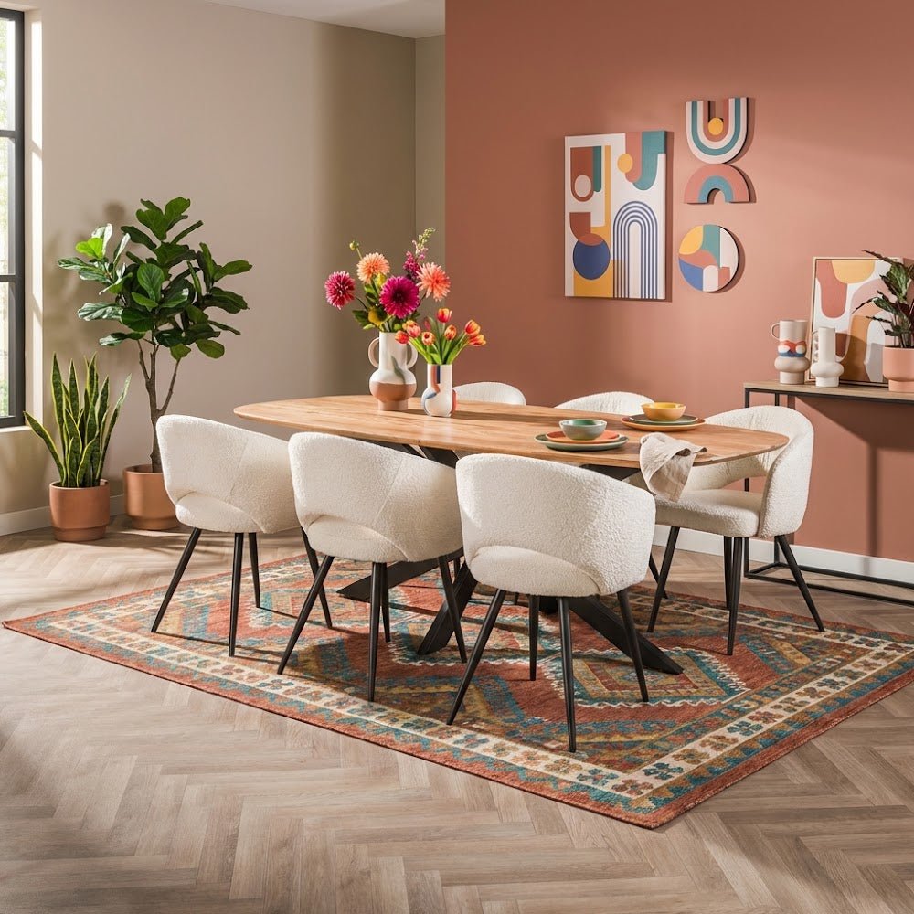 Dänischer ovaler Esstisch Laurie Acaciahout 215x105