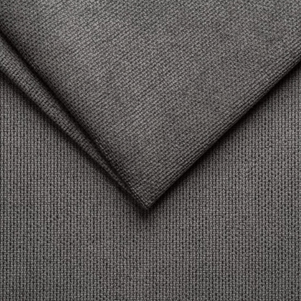 Ecksofa mit Chaiselongue in Anthrazit Chenille Yara - links