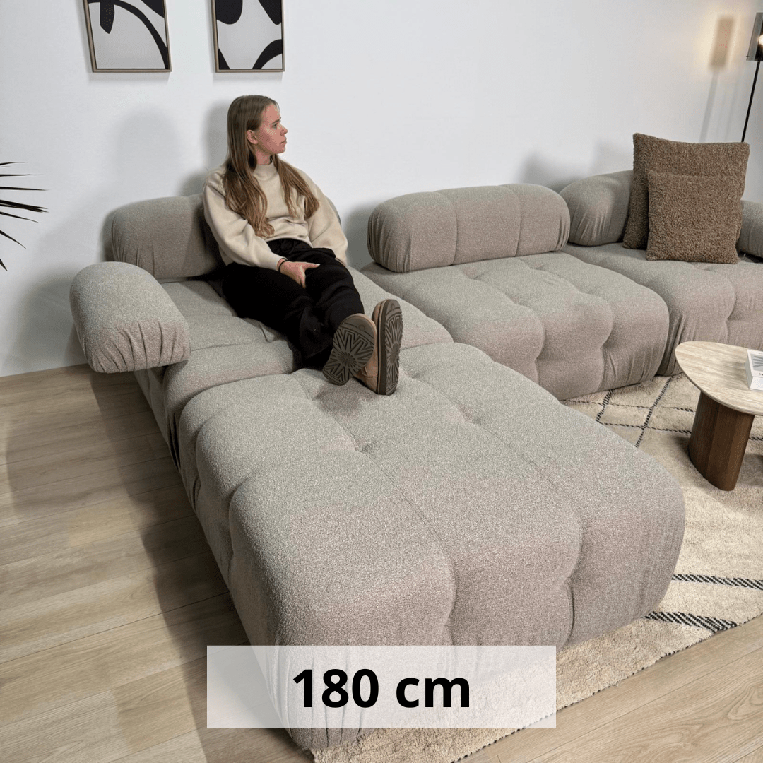 Modulare Bank 2-Sitzer Doeblo Beige