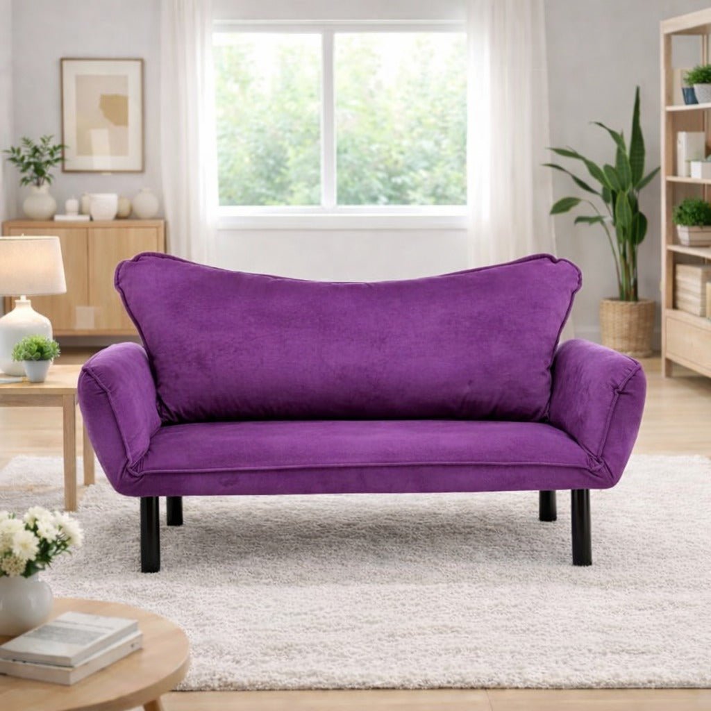 2-Sitzer Schlafsofa Chatto Lila