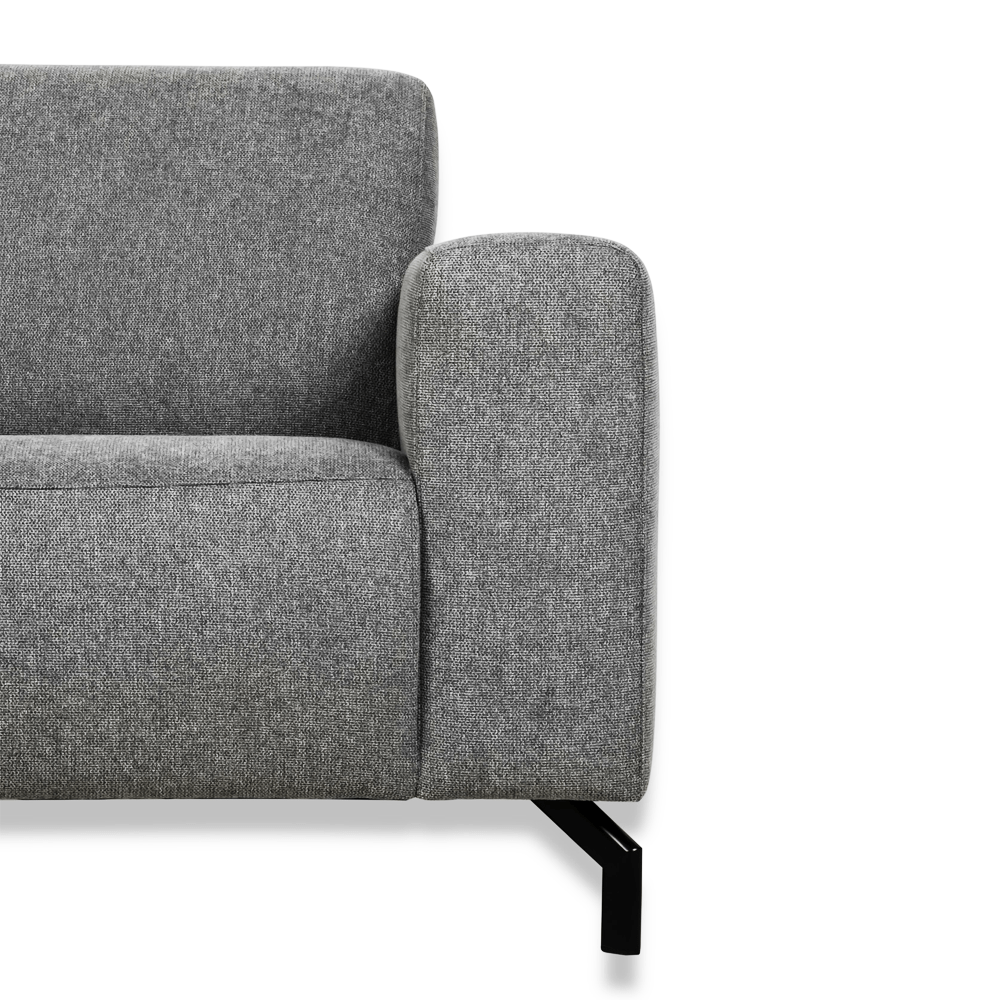 Industrielles Ecksofa Verona Stoff