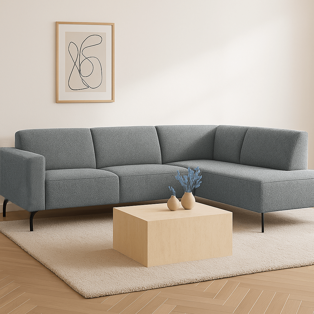 Industrielles Ecksofa Verona Stoff