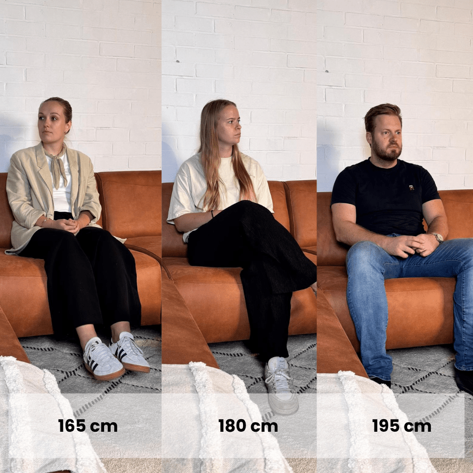 Ecksofa anthrazit robust eco-leder Barin - links