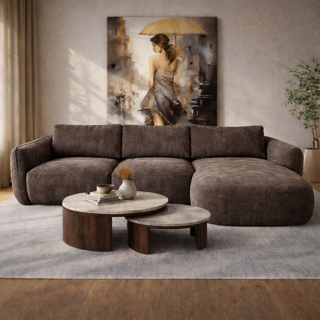 Dé bankentrends van nu bij Dimehouse: warme kleuren, luxe stoffen en organische vormen
