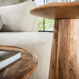 Beistelltisch-Set Nova Akazienholz – Set von 2 