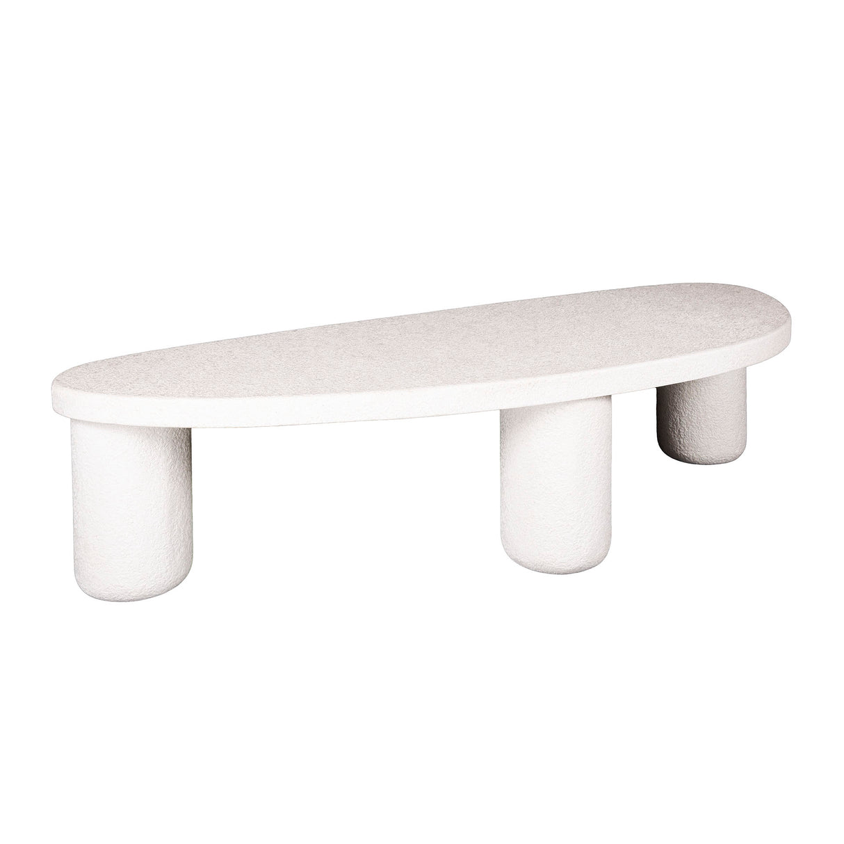 Sinan XL driehoekige salontafel marmer composiet