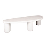 Sinan XL driehoekige salontafel marmer composiet
