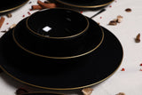 TY040424F650A841600MAET600 Schwarzgold, 100 % KERAMIK-STEINZEUG, 27 cm breit