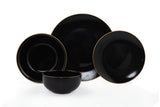 TY040424F650A841600MAET600 Schwarzgold, 100 % KERAMIK-STEINZEUG, 27 cm breit