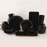 TY040044F650A841600MAGD100 Schwarz, 100 % KERAMIK-STEINZEUG, 27 cm breit