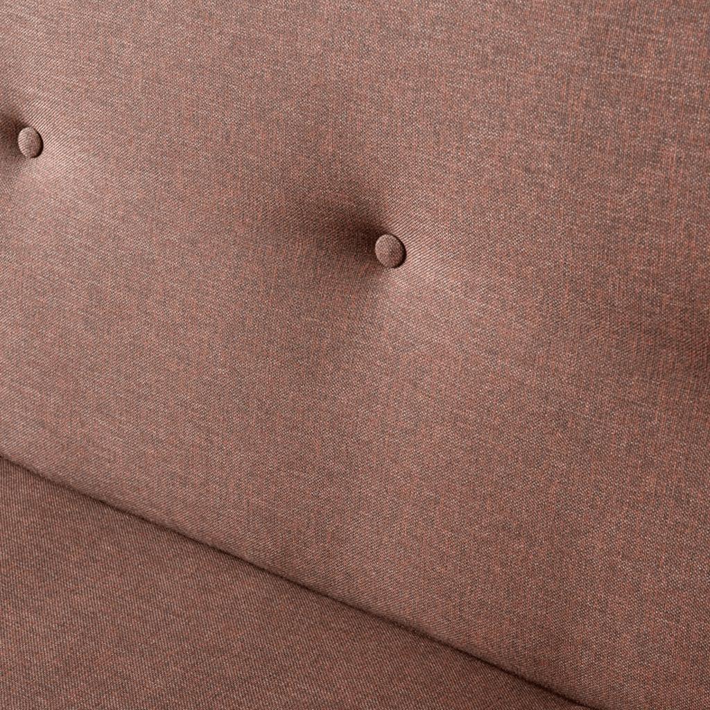 3-Sitzer Schlafsofa Zoly Braun Stoff - 180 cm - Ohne Armlehnen - Gepolstert 