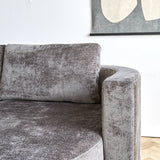 Sofa Bella Dimehouse Grau LxBxH 138x98x55 Stoff Stimmungsvolles Fotodetail