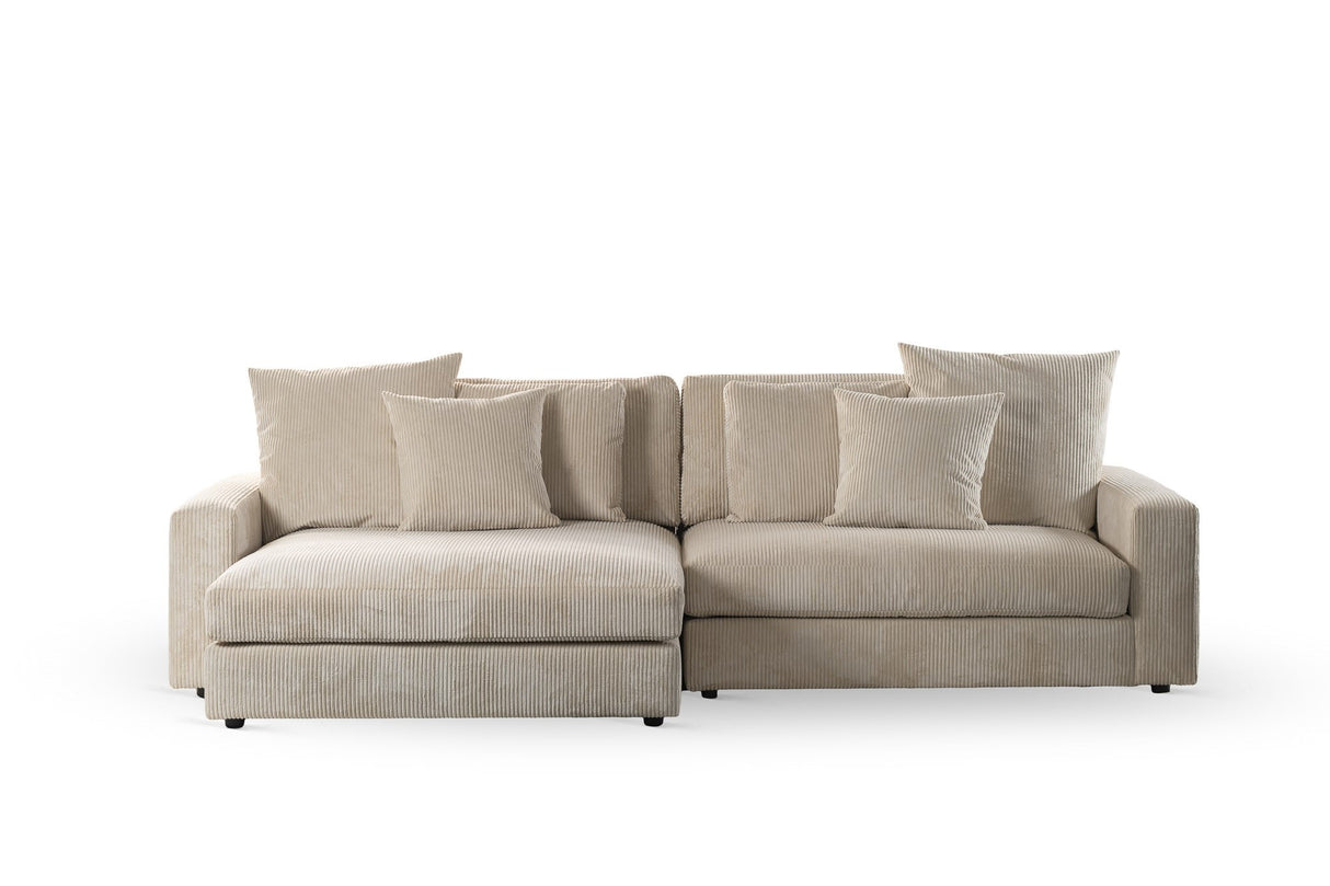 Sofa Kaia DH Interior Beige White Foto Vorderansicht