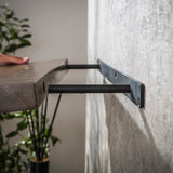 Wandregal Noa 90 cm - Akazienholz Drift Brown 