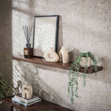 Wandregal Loft Akazie 120 cm - Drift Brown 