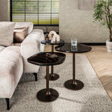 Beistelltisch Copper Glow M – Antikes Kupfer, 50x42x55 cm 