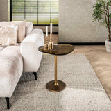 Beistelltisch Aurora M - Antik Gold 50x55 cm 