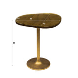 Beistelltisch Aurora M - Antik Gold 50x55 cm 