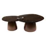 Couchtisch-Set Aurora antikes Kupfer - Set von 2 