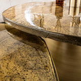 Couchtisch-Set Aurelia – Antik Gold – Set von 2 