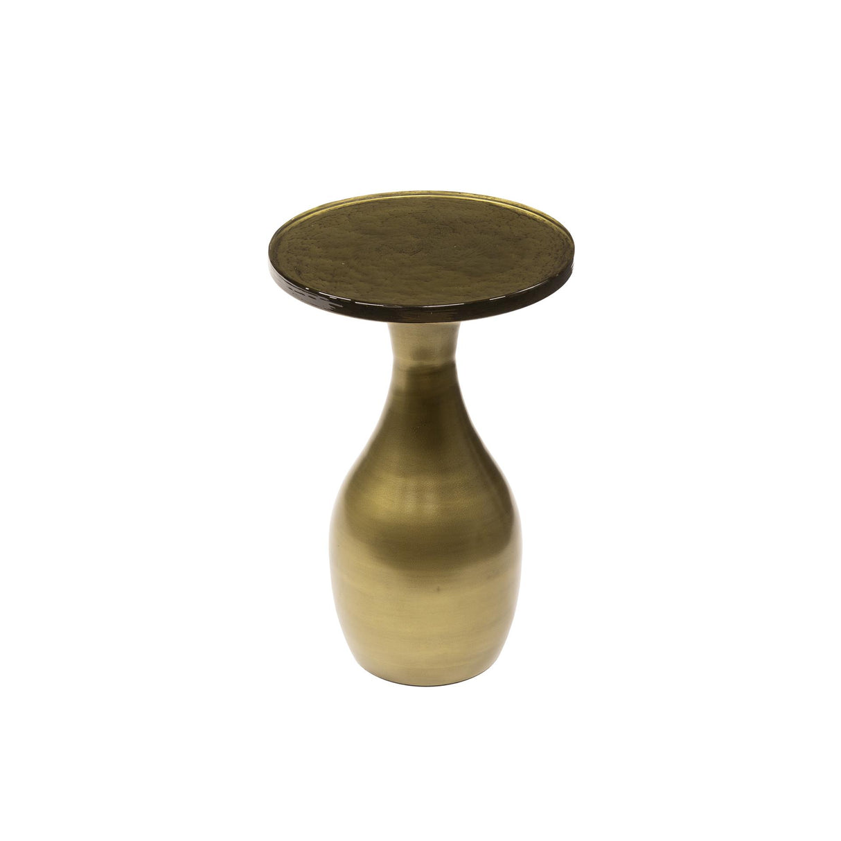 Beistelltisch Tropfen S - Antik Gold - 30x30x45 cm 