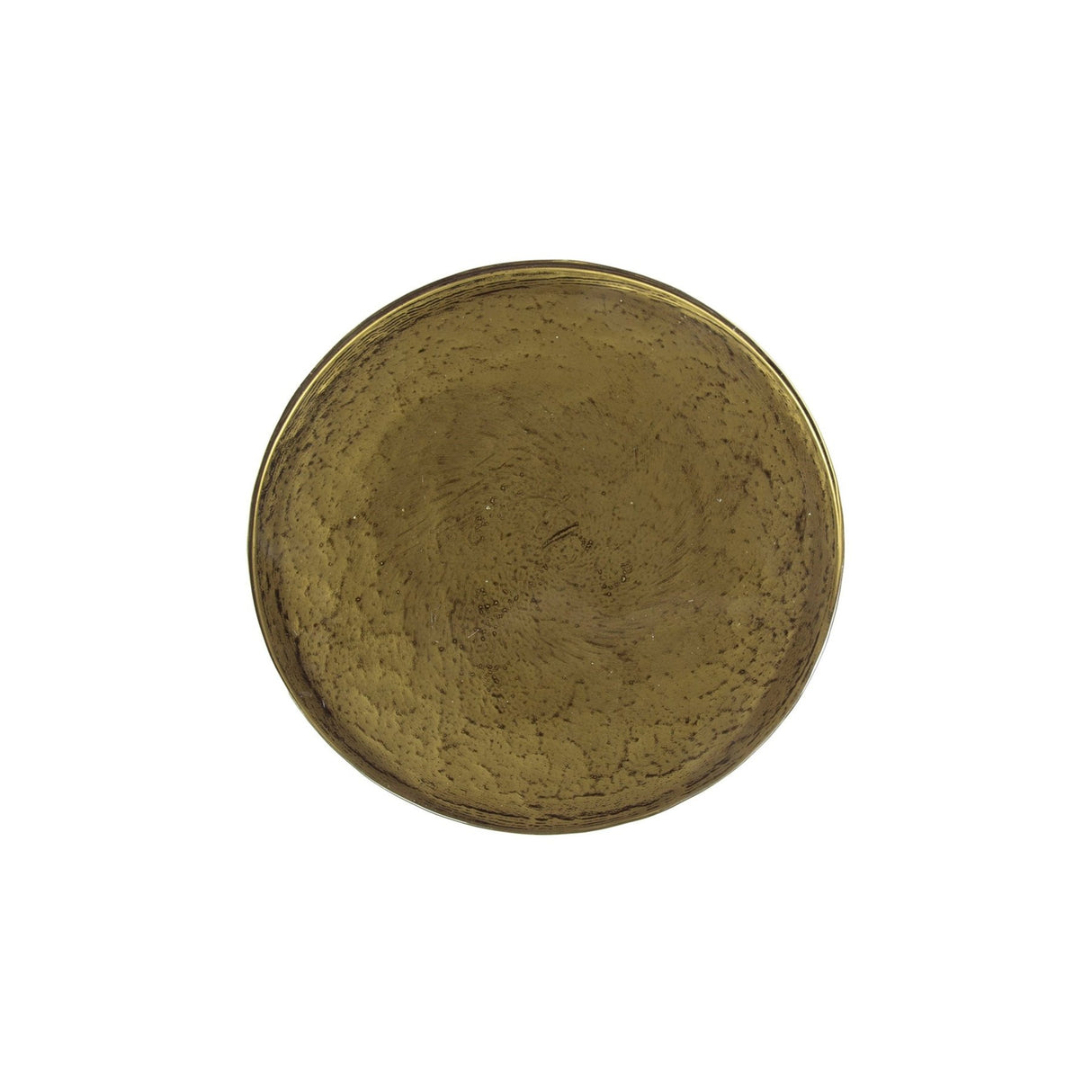 Beistelltisch Tropfen S - Antik Gold - 30x30x45 cm 