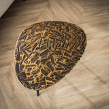 Marlo Salontafel set 2 Driehoekig patina zilver antiek brons