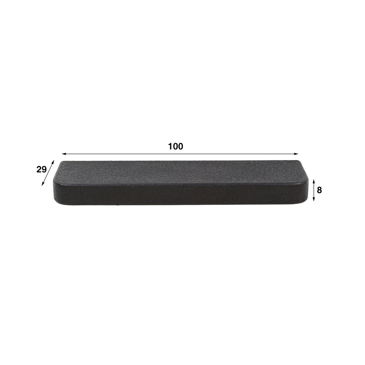 Wandplank 100 cm Metallic Grijs Aeris