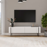 Herman tv-meubel wit 160 cm Gemelamineerd houtcomposiet