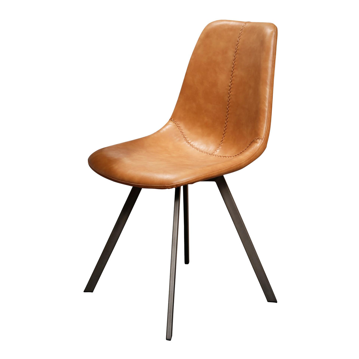 Eetkamerstoel Bruin Siena Saddle PU Kunstleer