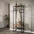 Garderobenständer - Garderobenmöbel Senna 70 cm Driftbraun - Dimehouse