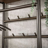 Hallo Garderobenschrank 70 cm Drift Braun 