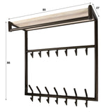 Garderobe Alto High Travertin 3x7 Haken 
