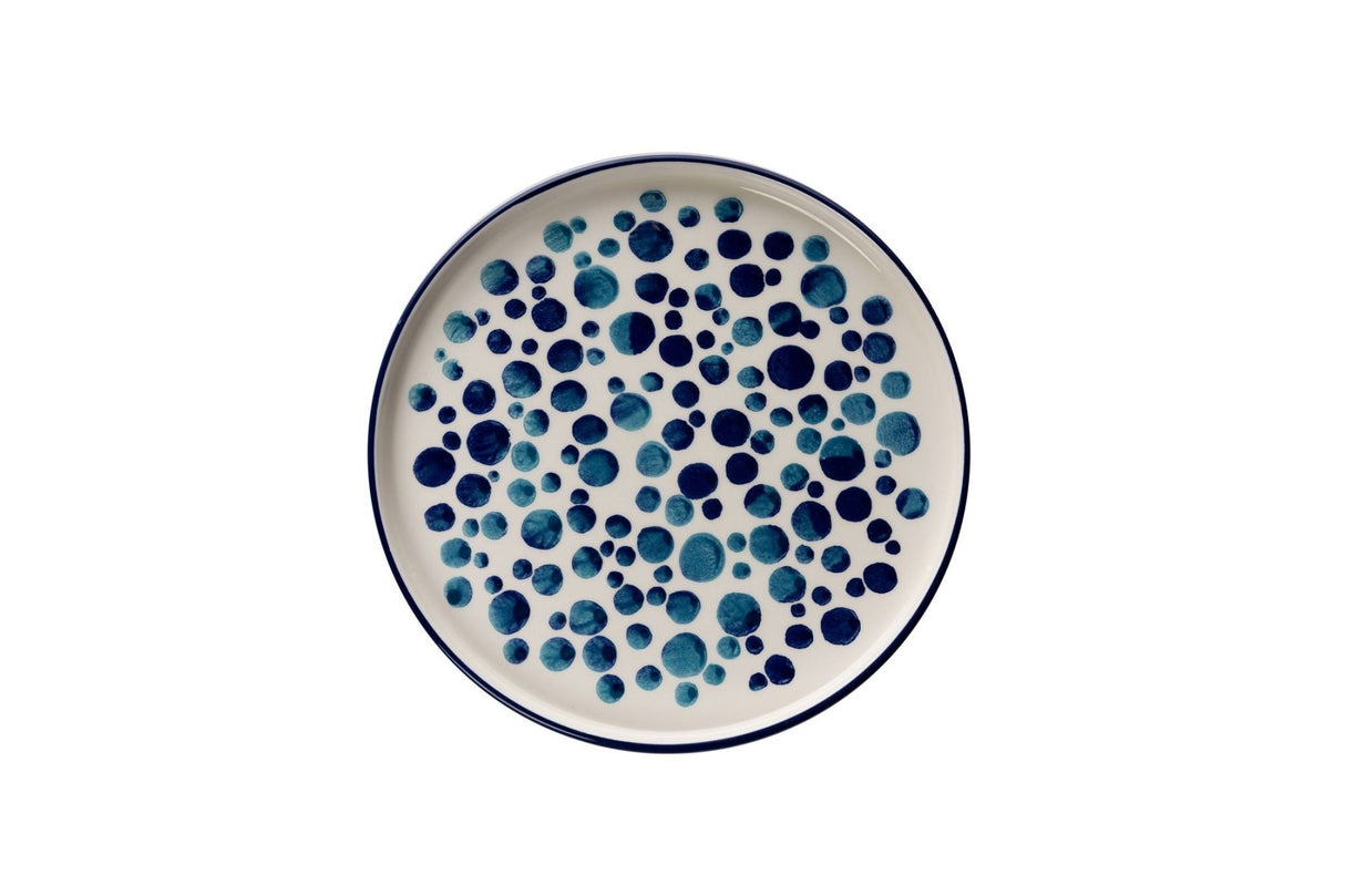 MCH09211 Blau Weiß 100 % KERAMIK 19 cm breit
