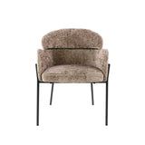 Eetkamerstoel Champagne Lola Hoven Chenille Stof